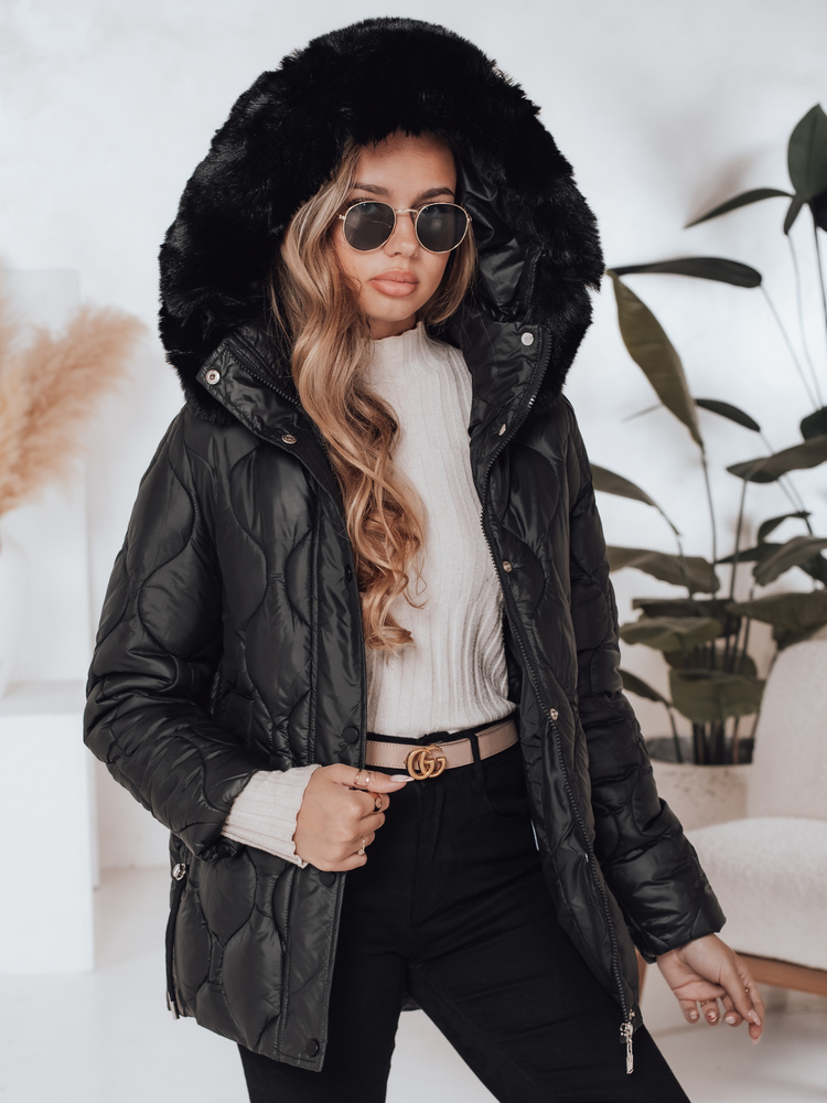 Geacă de iarnă pentru femei LUMORE cu glugă