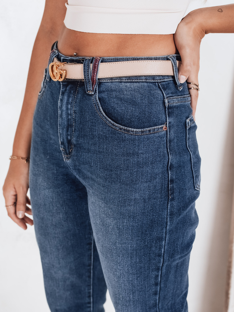 Blugi de damă Dstreet, croială mom fit