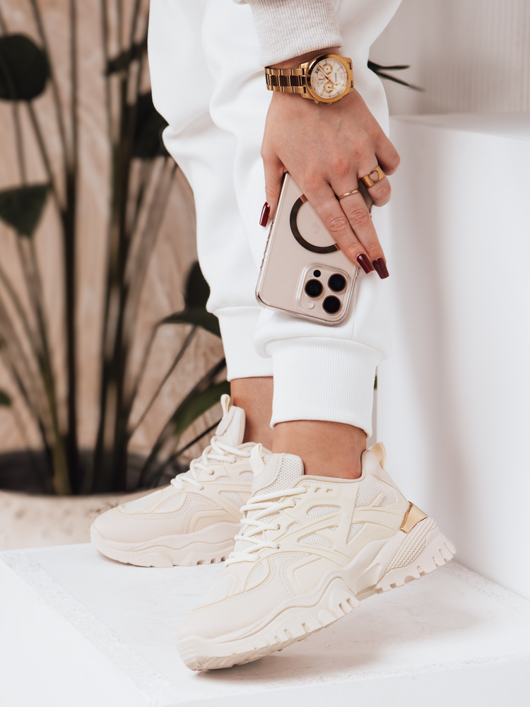 Teniși bej pentru femei CILLE