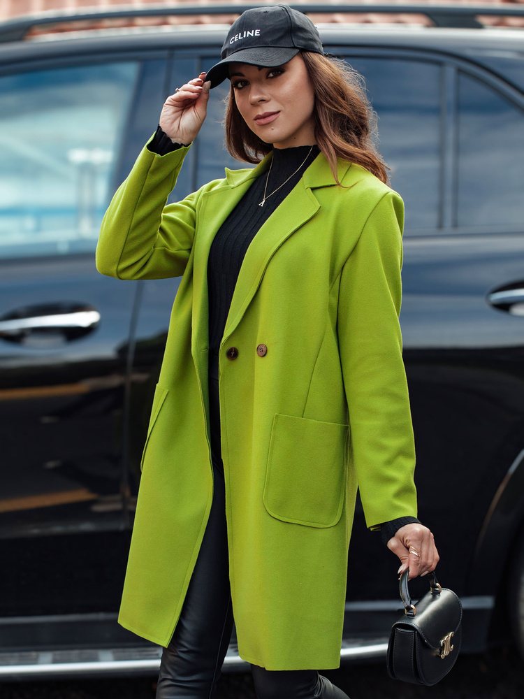 Palton lime pentru femei LINNORE