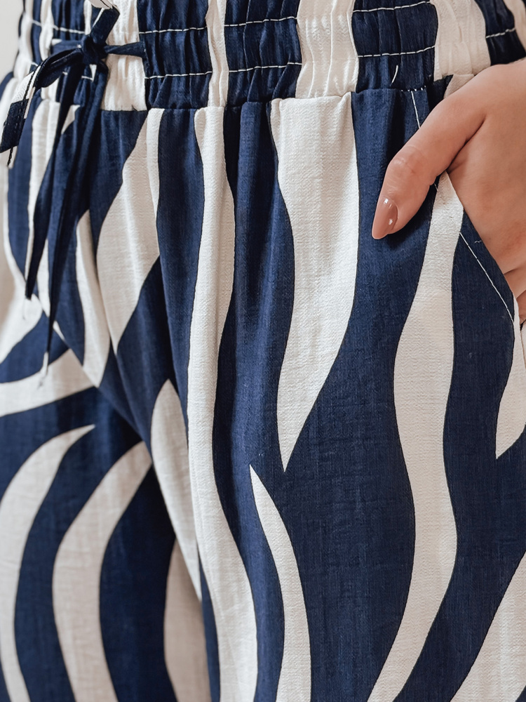 Dámske široké nohavice ZEBRAVIBE