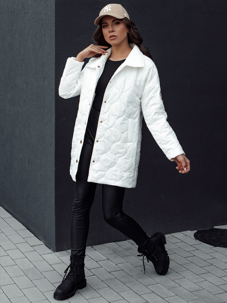 Jachetă matlasată pentru femei RATIA ecru