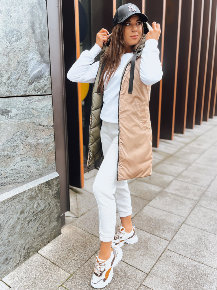 Zielona dwustronna kamizelka damska ONADE Dstreet