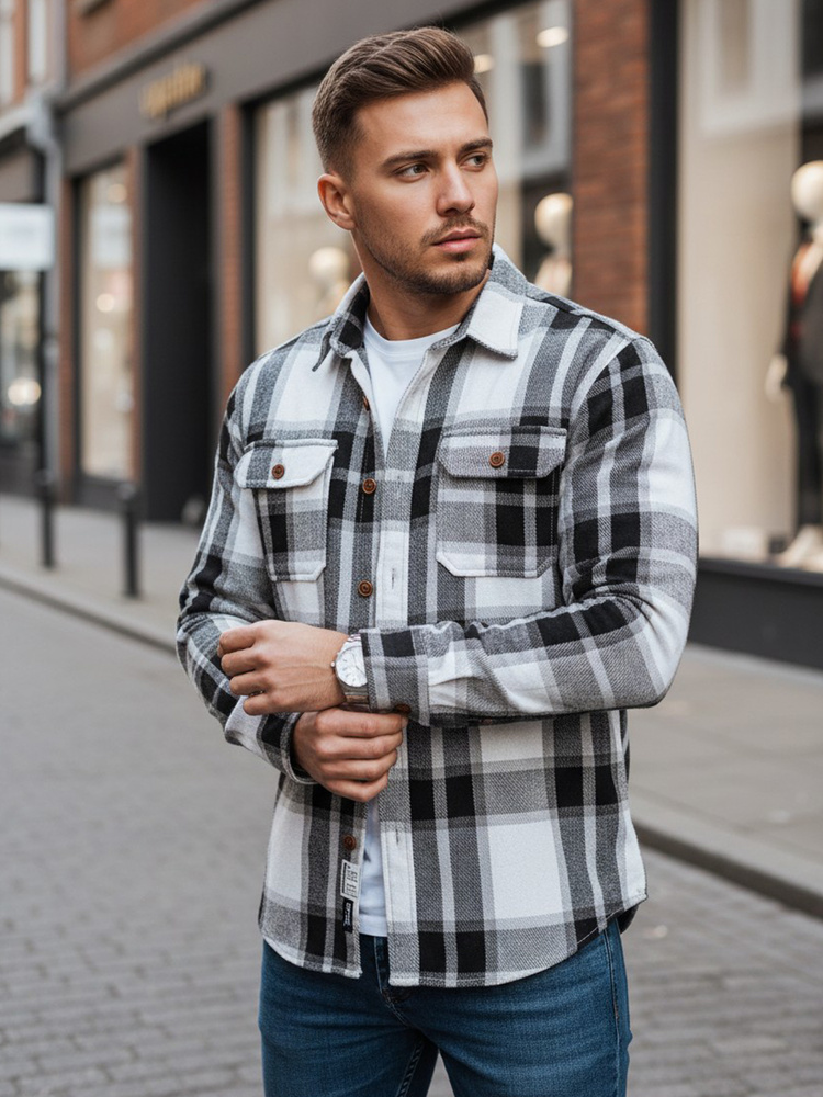 Pánska károvaná košeľa