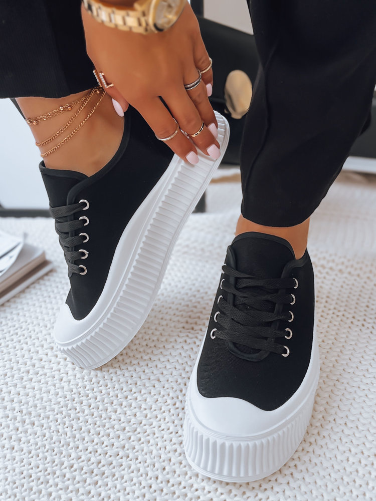 Trampki damskie ELMA czarne Dstreet