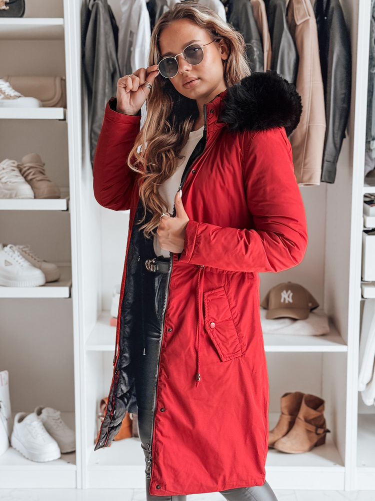 Jachetă matlasată de iarnă pentru femei cu glugă