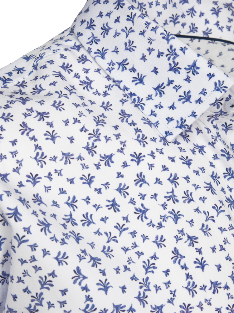 Cămașă casual bărbătească cu motive botanice