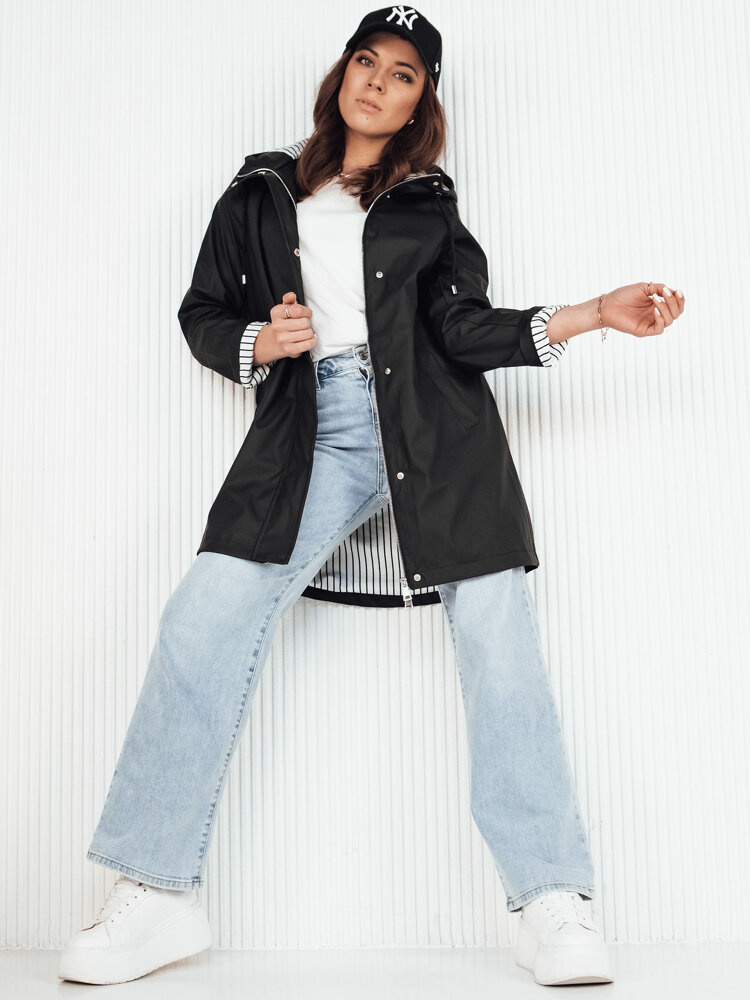 Kurtka damska przejściowa KELION czarna Dstreet