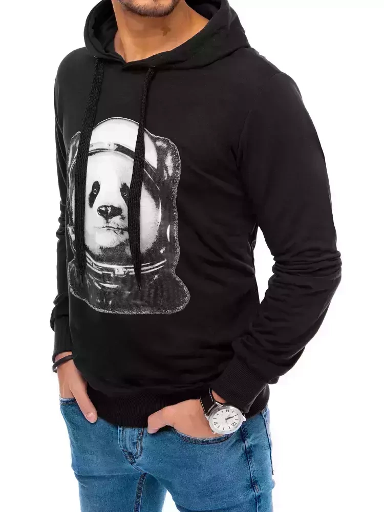 Bluza męska czarna Dstreet