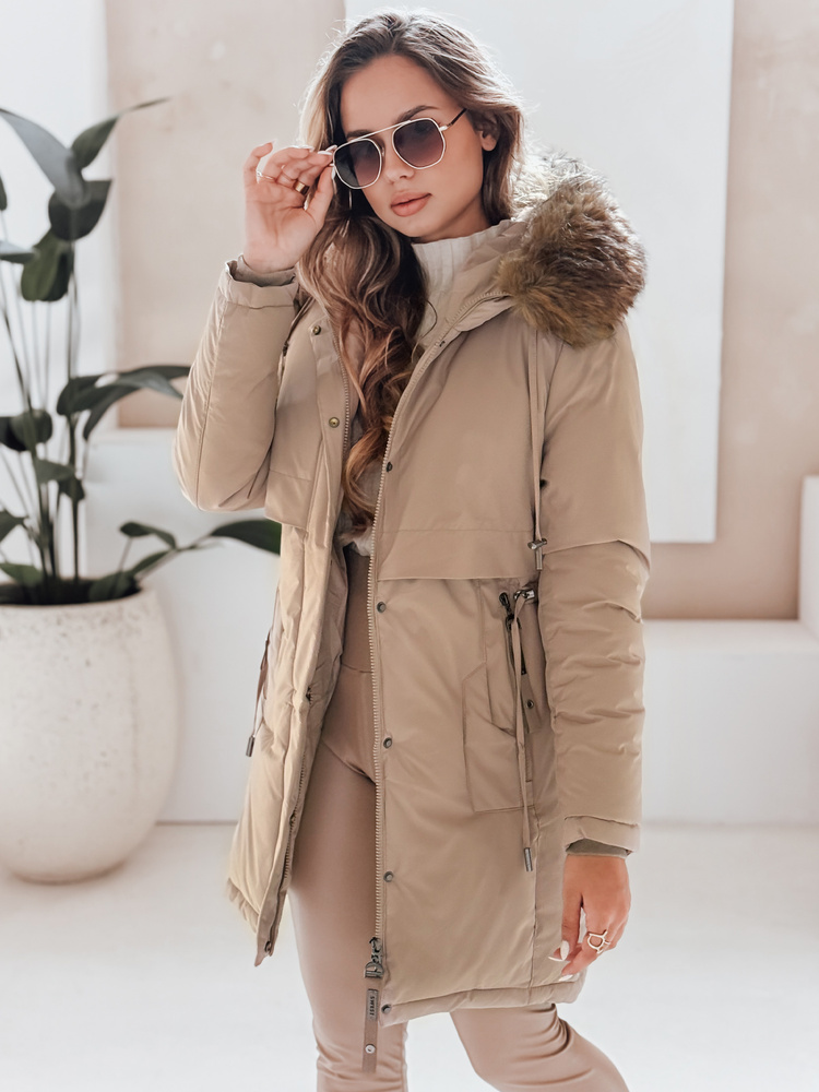Geacă de iarnă pentru femei cu glugă
