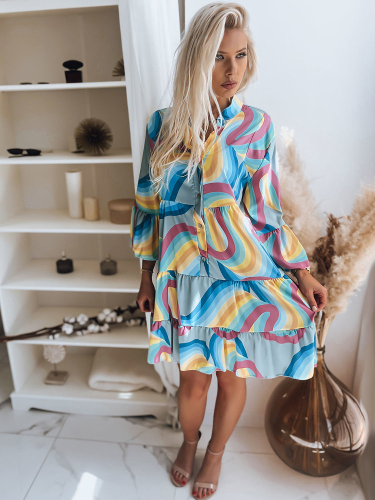 Sukienka BRANTONA błękitna Dstreet