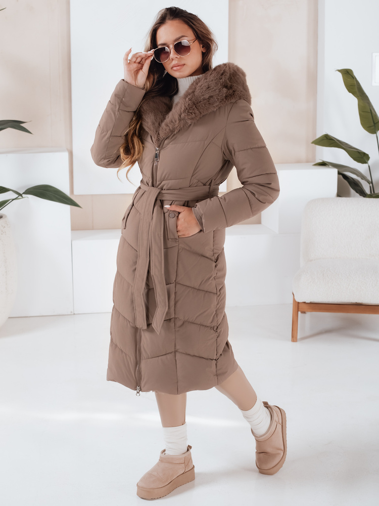 Geacă de iarnă pentru femei cu glugă