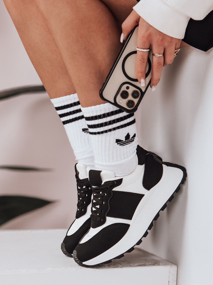 Teniși negri pentru femei NEWSTREET