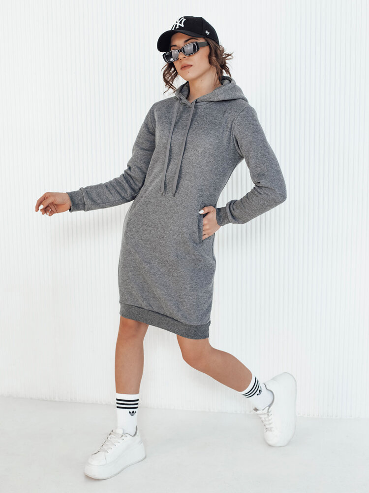 Sukienka bluzowa GARNET ciemnoszara Dstreet