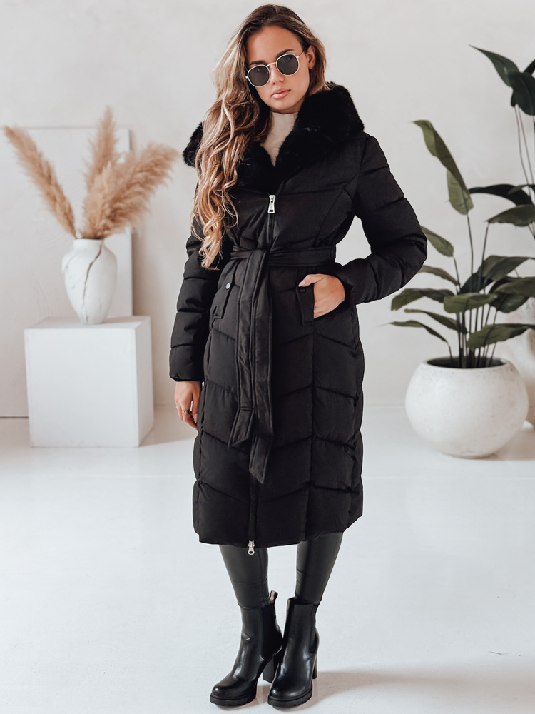 Dámská zimní bunda s kapucí