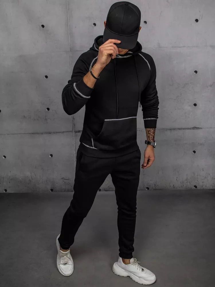 Bluza męska czarna Dstreet