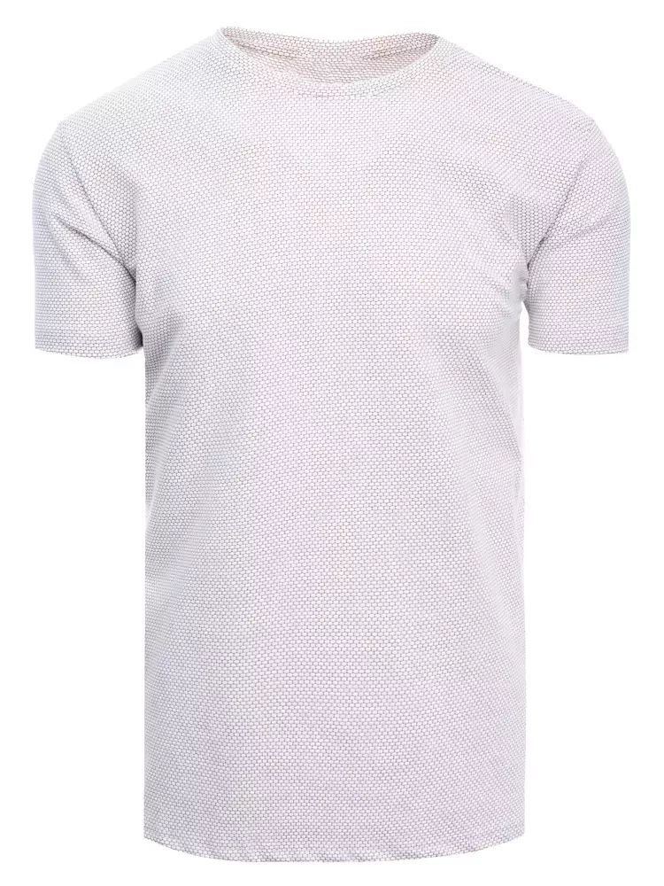 T-shirt męski we wzory cappuccino Dstreet