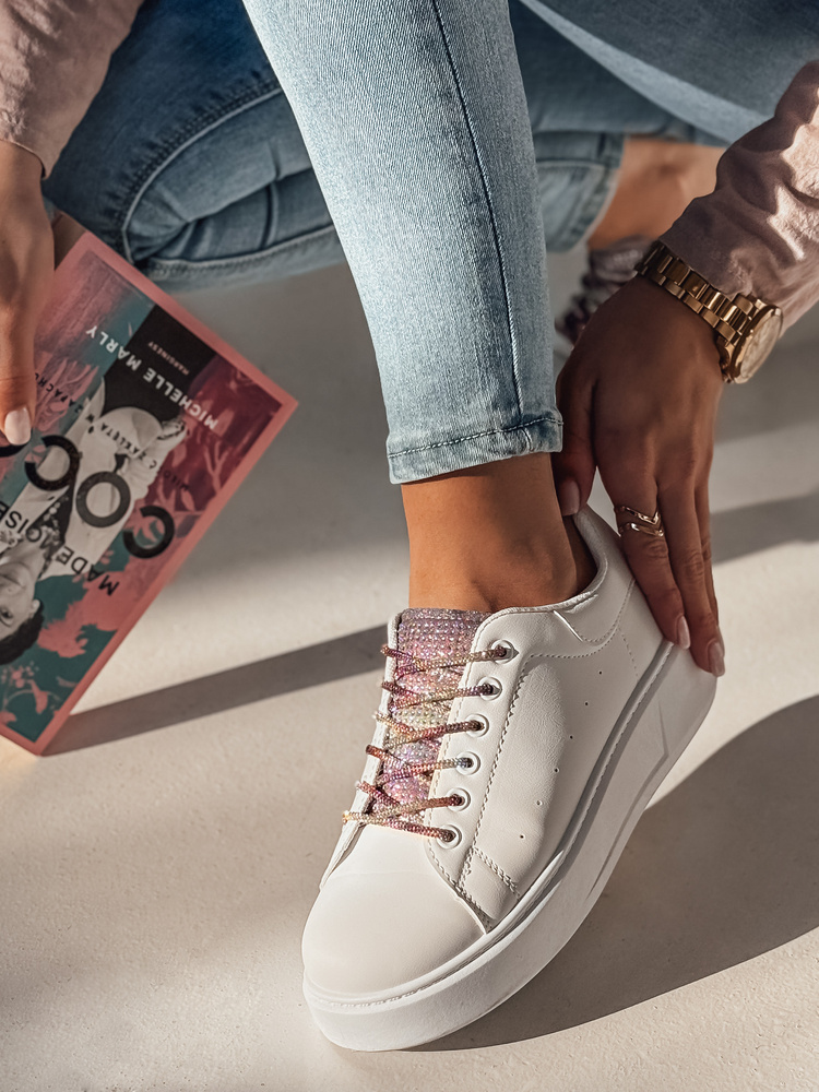Sneakersy damskie UNISTEP białe Dstreet
