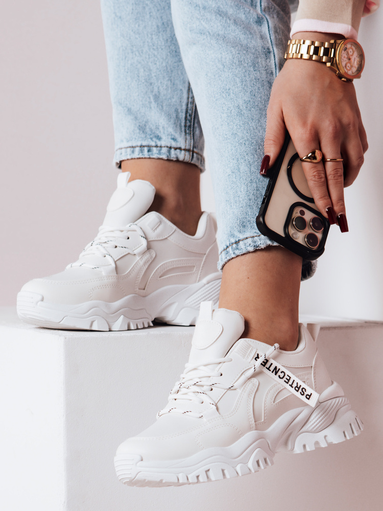 Teniși sport pentru femei FLEXONIX albi