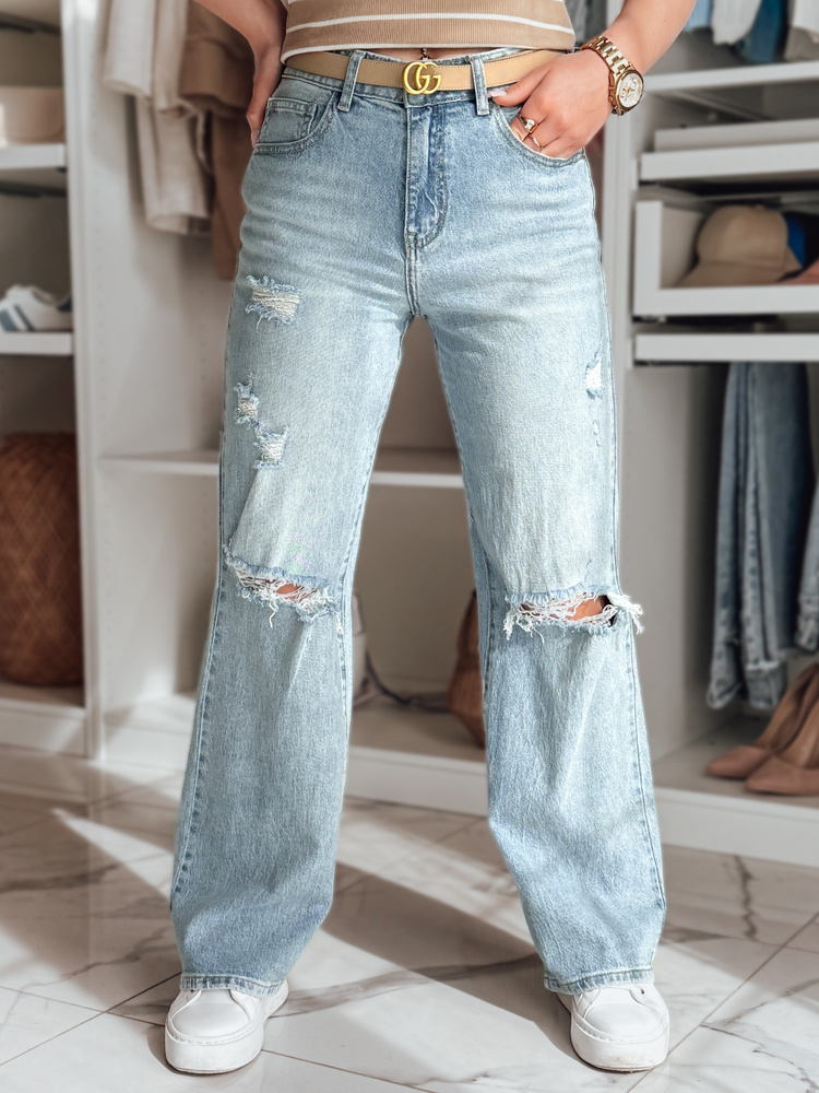 Blugi damă cu picioare largi STYLLEG