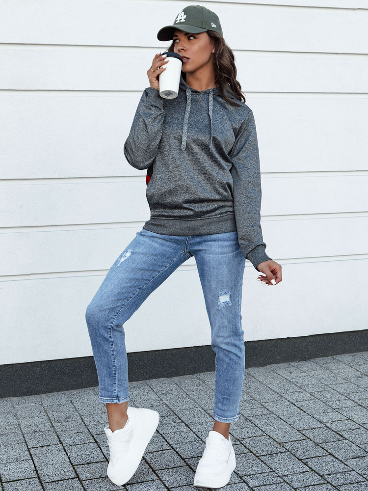 Bluza damska sportowa GIM ciemnoszara Dstreet