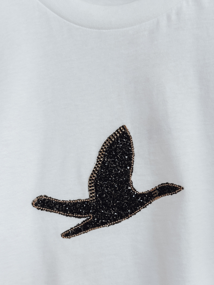 Tricou damă BRILD ecru