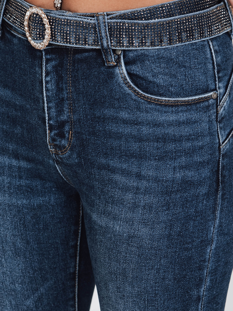 Blugi skinny push-up albaștri pentru femei