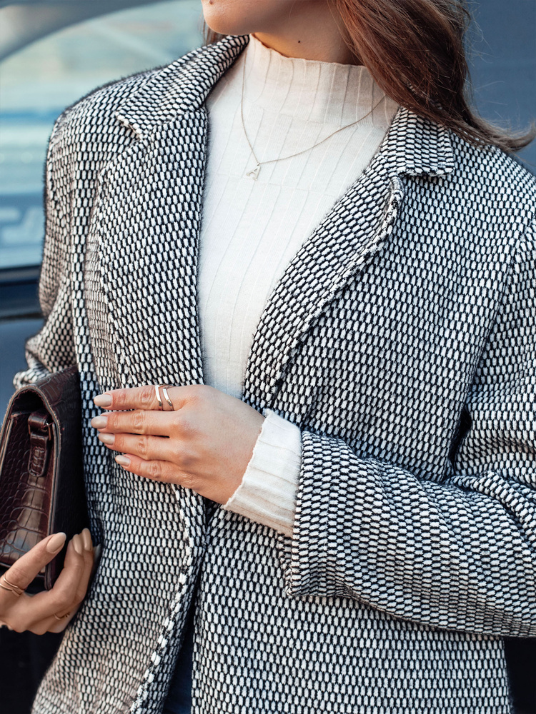 Palton supradimensionat pentru femei TEDDSTYLE