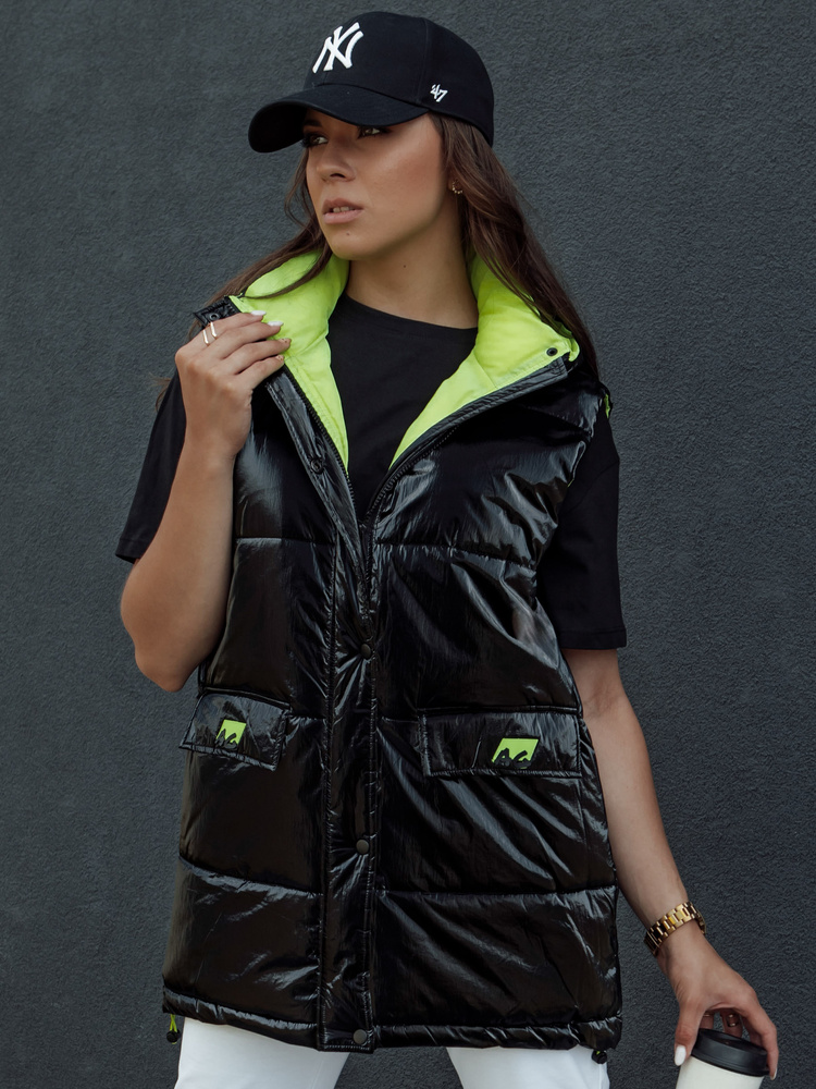 Vestă matlasată pentru femei MAYLO neagră