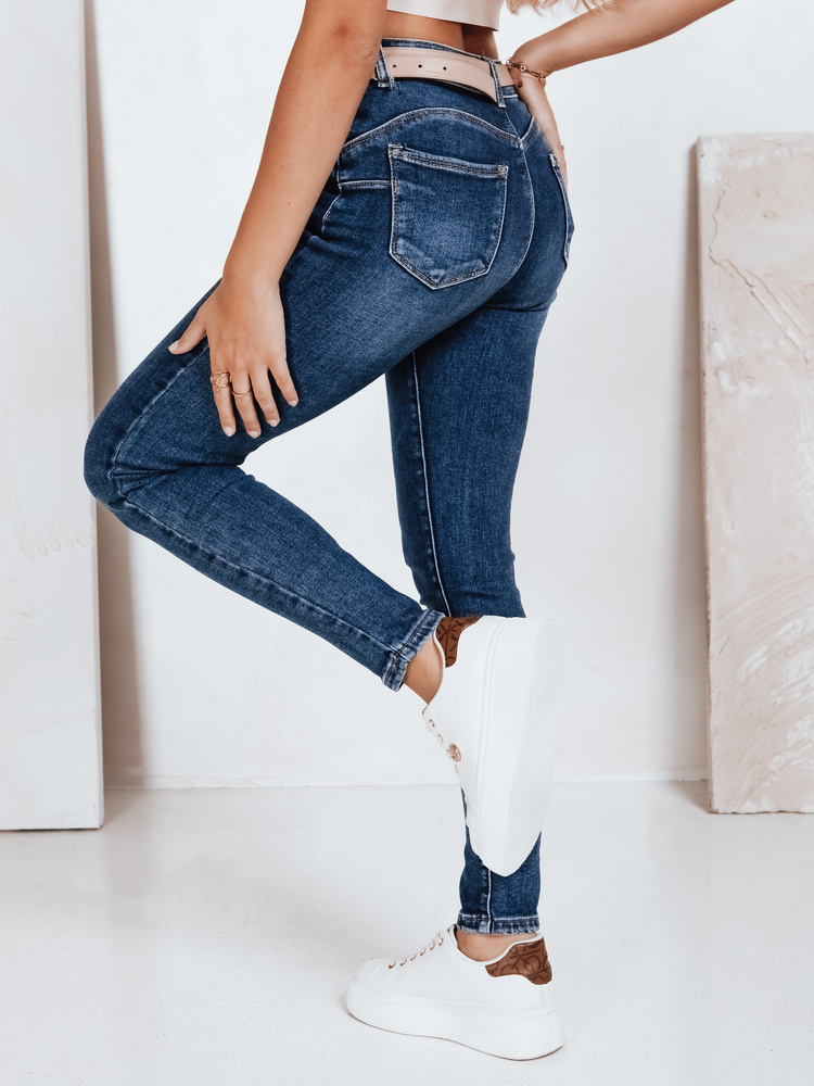 Blugi push-up albaștri pentru femei