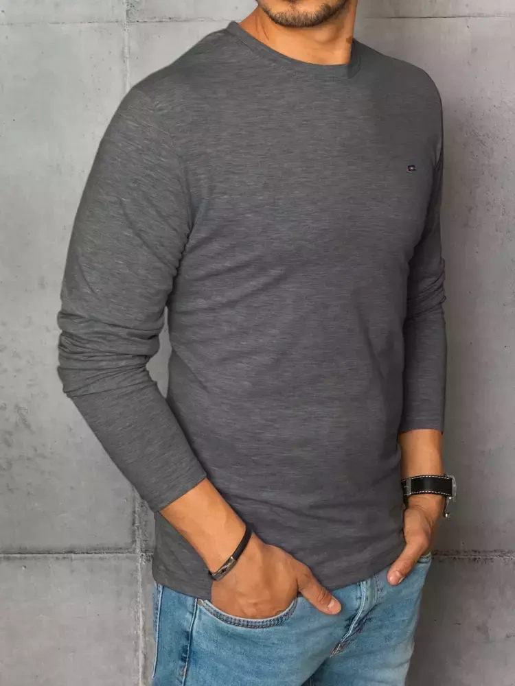 Longsleeve męski antracytowy Dstreet