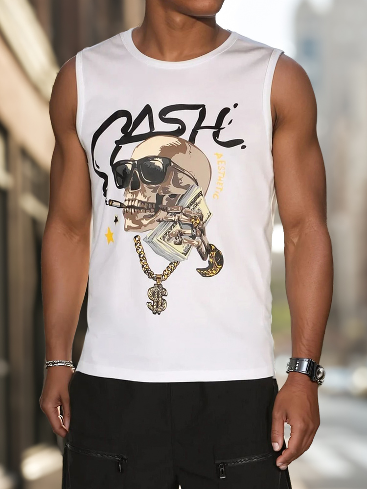 Maiou bărbătesc cu imprimeu CASH