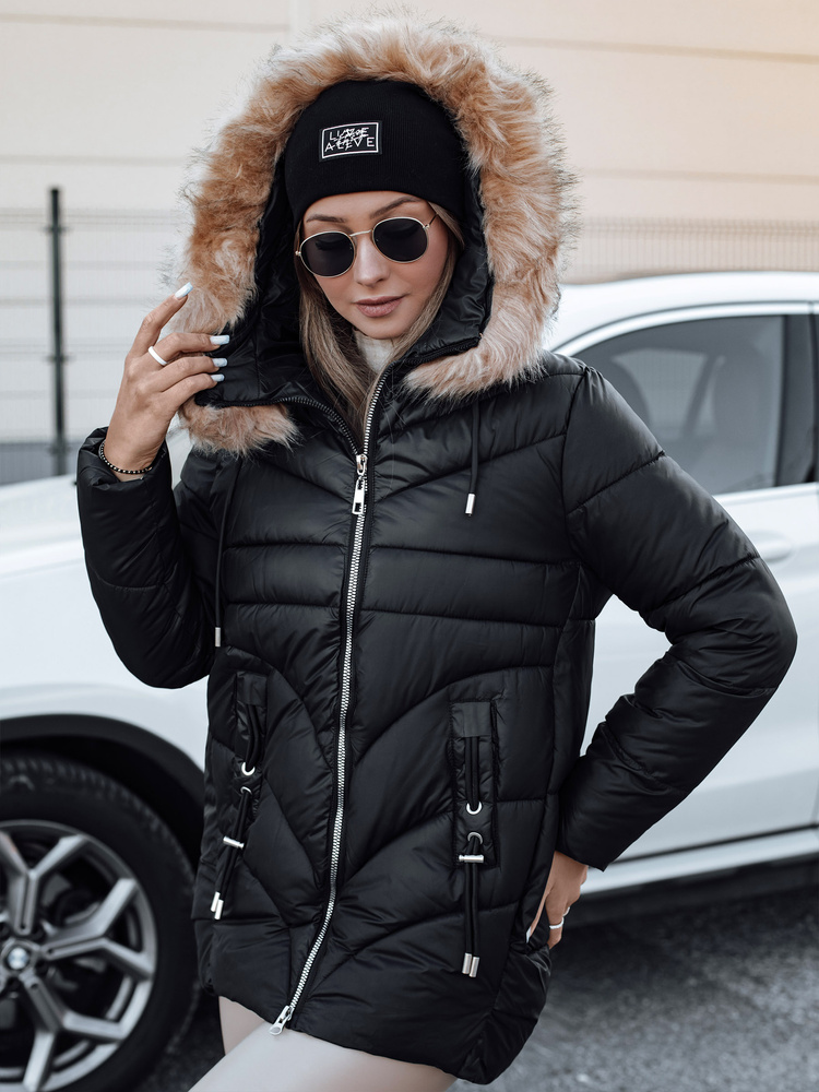 Geacă de iarnă pentru femei MELOMA neagră