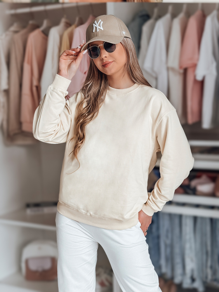 Bluza damska SWAN kremowa Dstreet