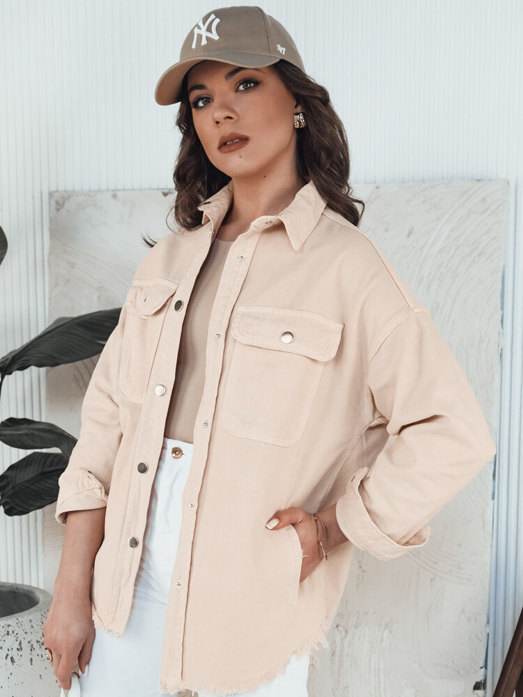 Geacă de blugi pentru femei RAWEY bej deschis