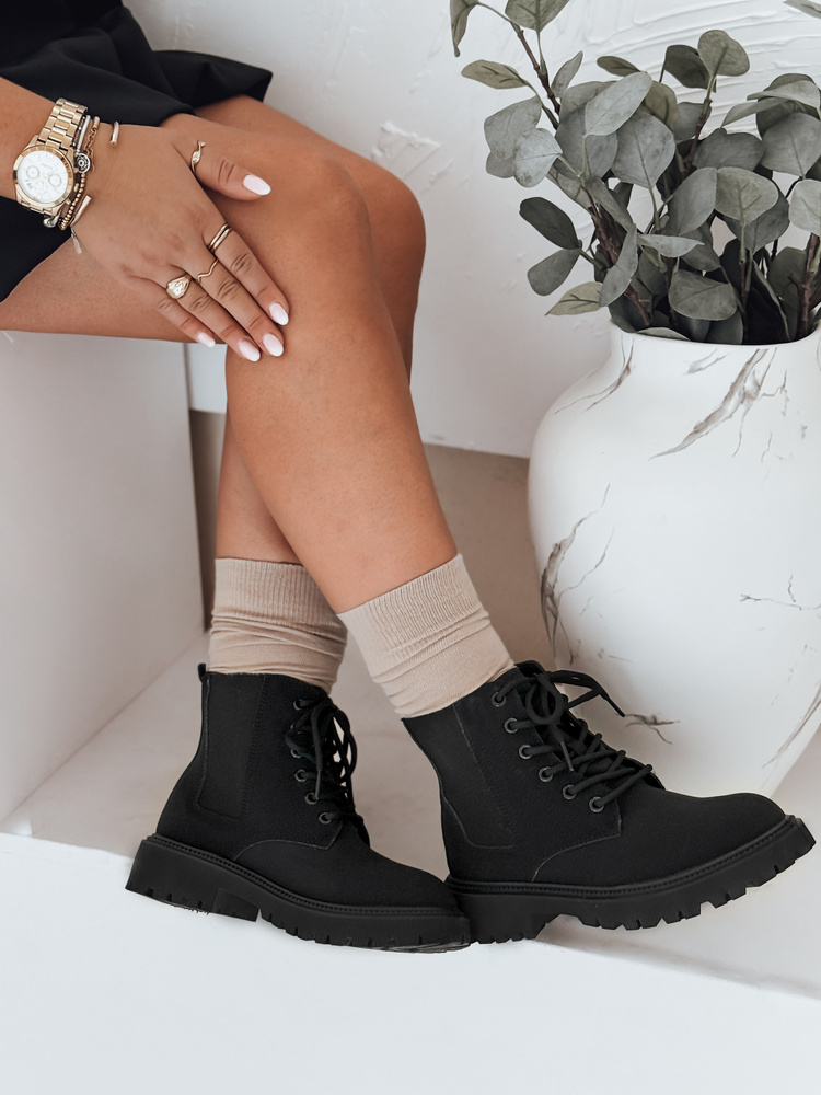 Ghete negre pentru femei GRIPWAY