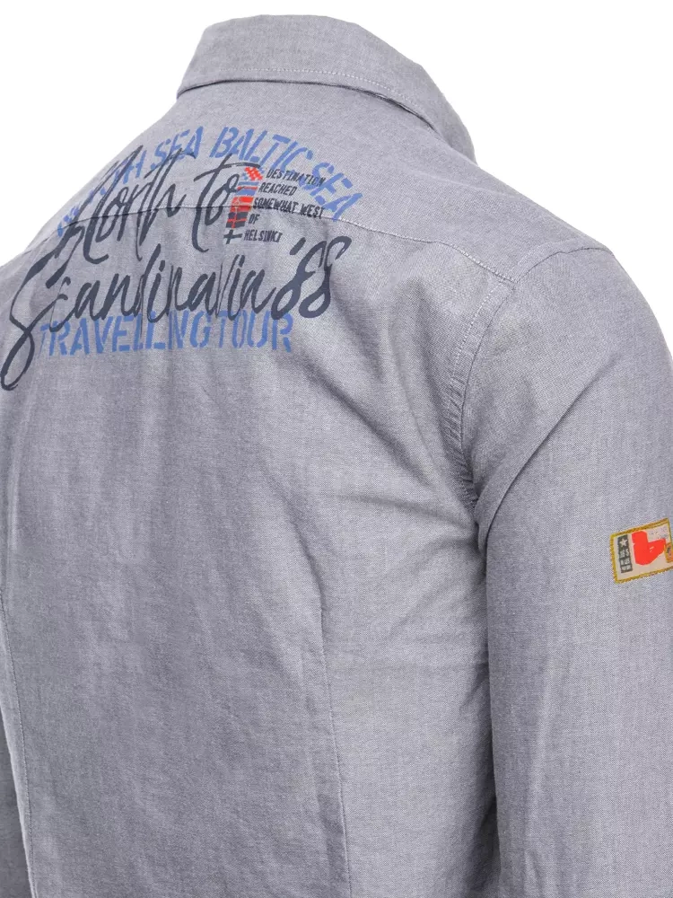 Koszula męska szara Dstreet