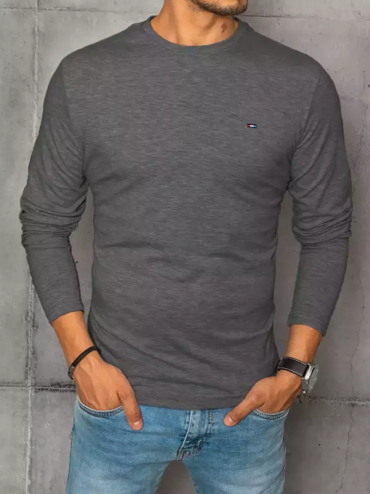 Longsleeve męski antracytowy Dstreet