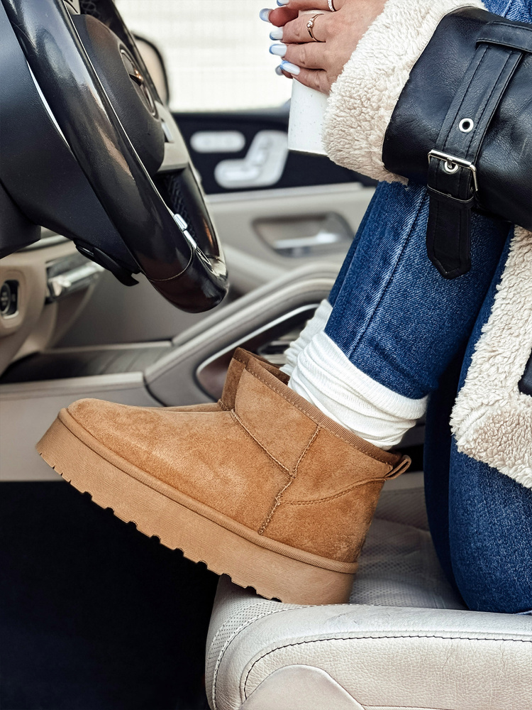 Ghete de zăpadă pentru femei BRINETTO cămilă