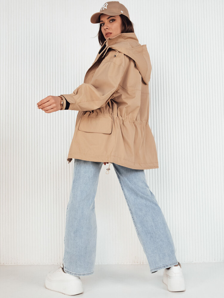 Kurtka damska parka MINESSA beżowa Dstreet