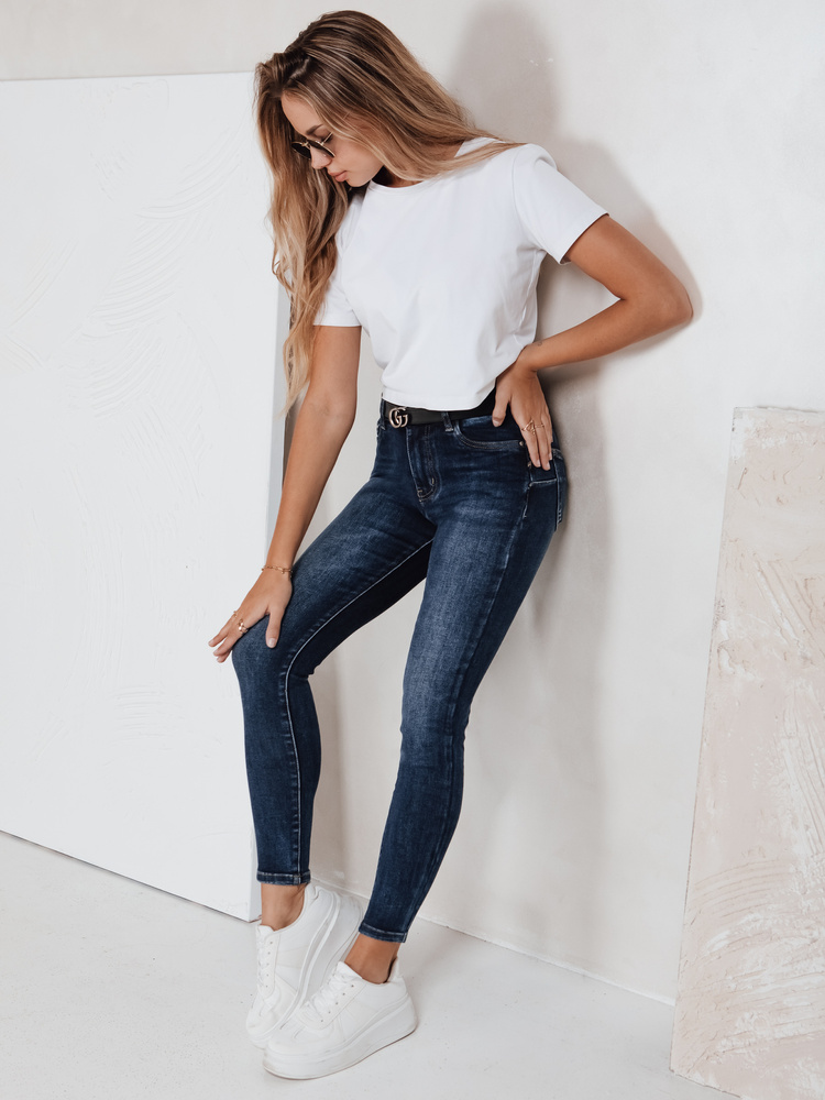 Dámske skinny rifle granátové