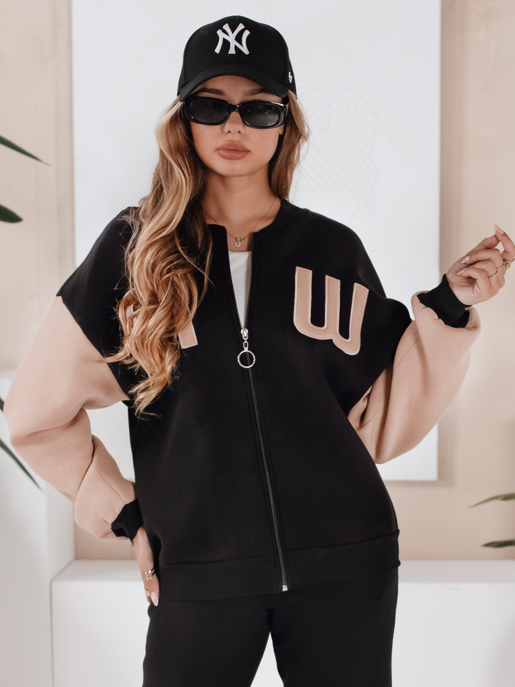 Komplet damski dresowy MALWA czarny Dstreet