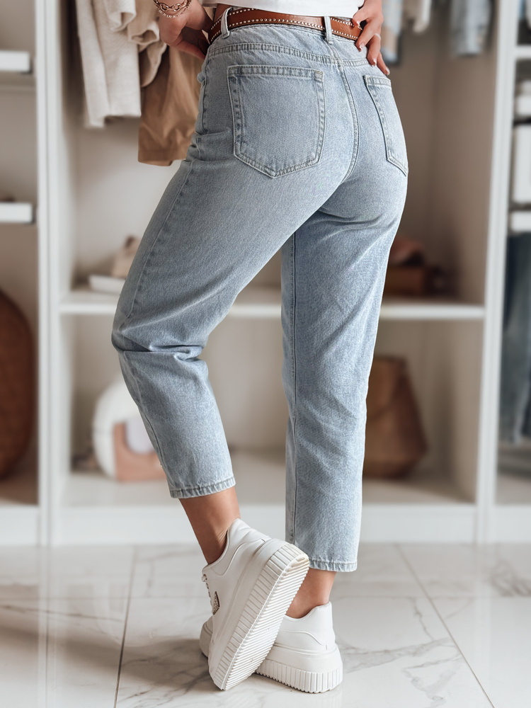 Spodnie damskie jeansowe mom fit AUREZA niebieskie Dstreet