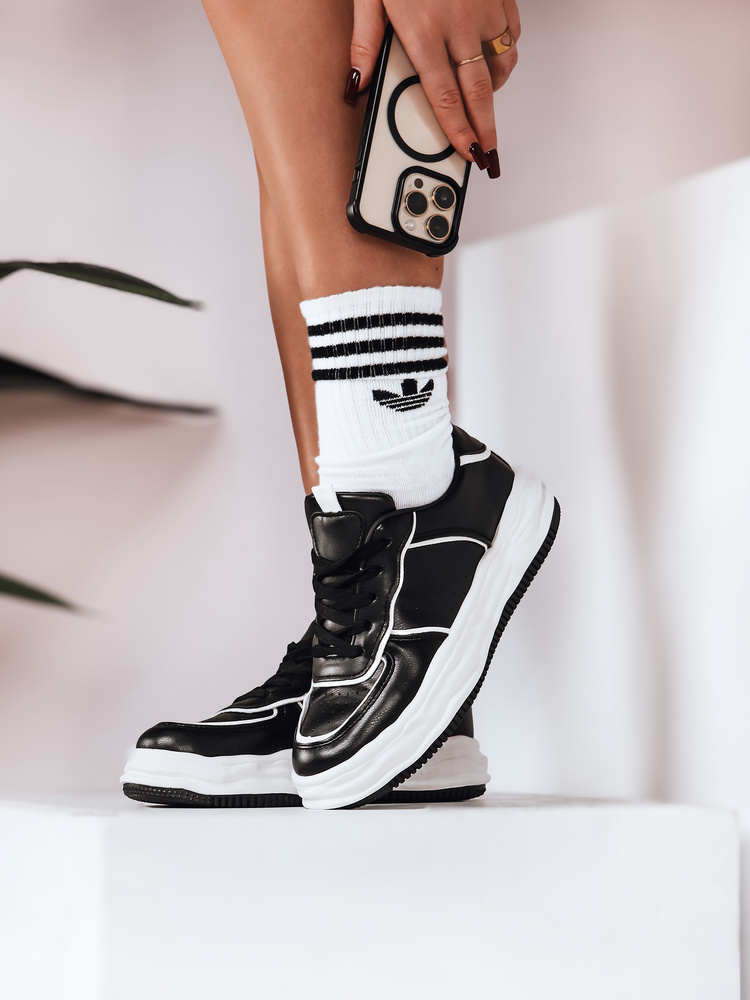 Teniși negri pentru femei WENNA