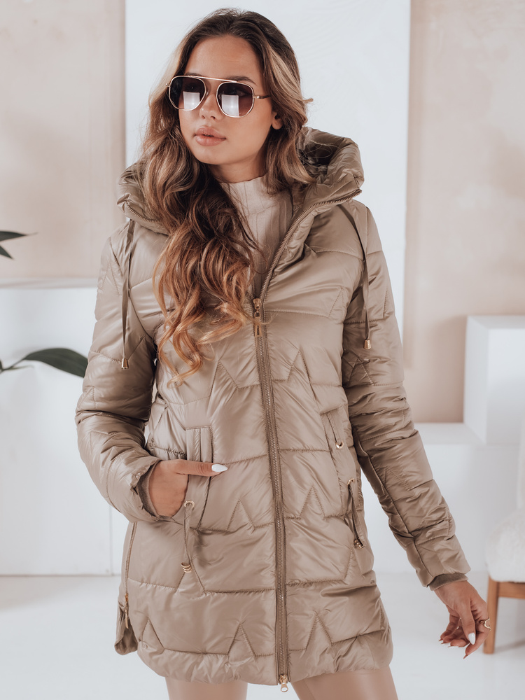 Geacă de iarnă pentru femei cu glugă