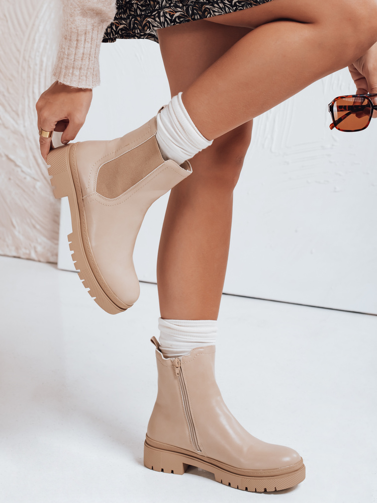 Ghete de damă crem MONDERICO