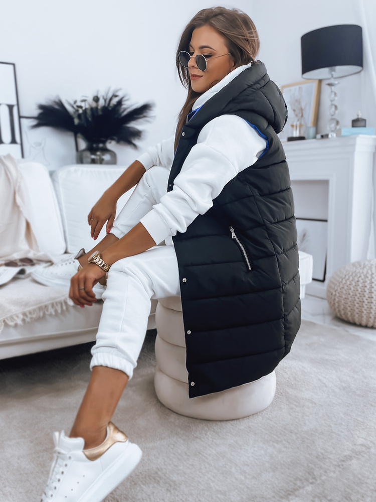 Kamizelka damska CHESTER czarna Dstreet