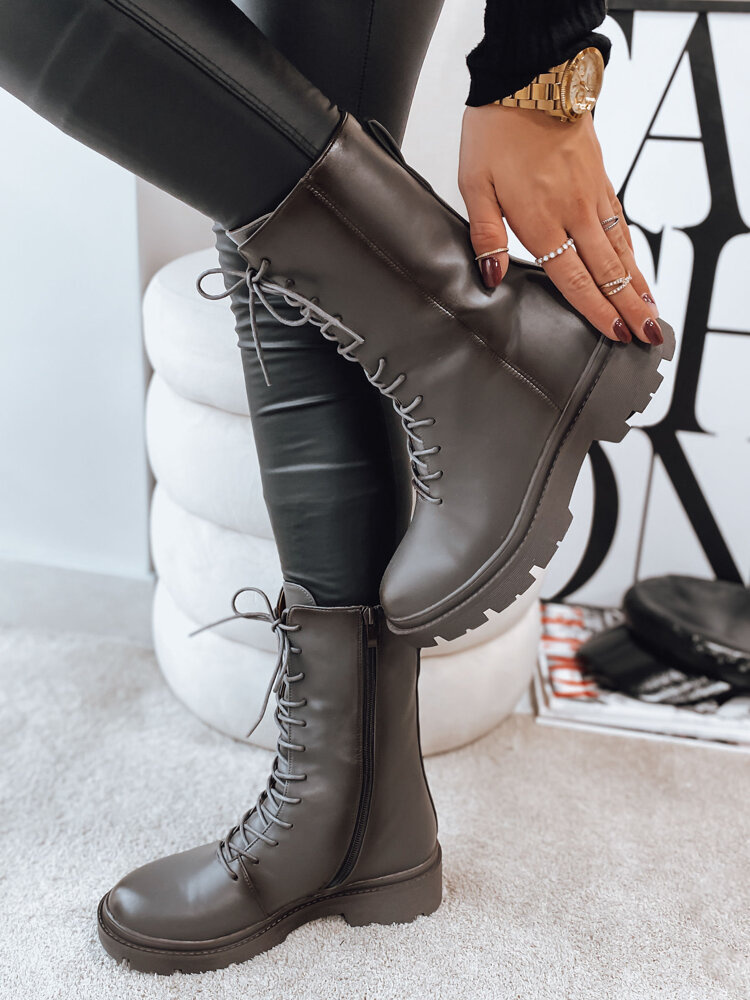 Botki damskie REDBIS szare Dstreet