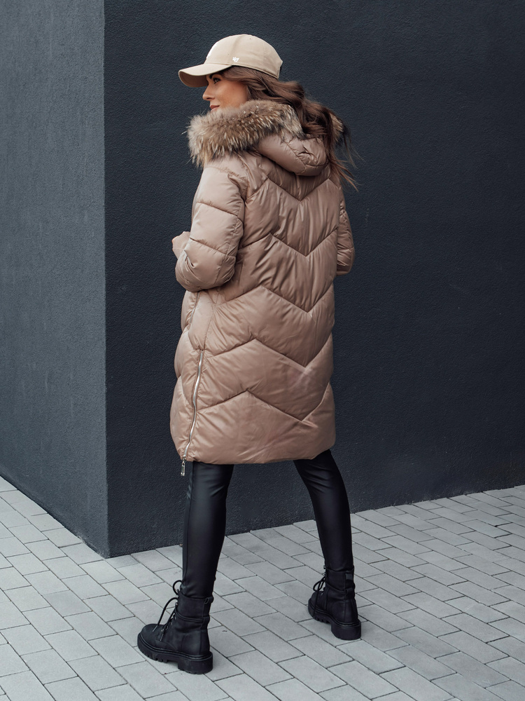 Geacă de iarnă pentru femei LAGOON cămilă