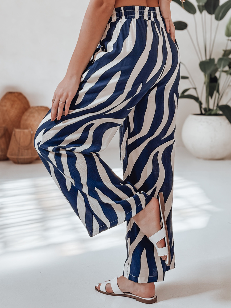 Dámske široké nohavice ZEBRAVIBE
